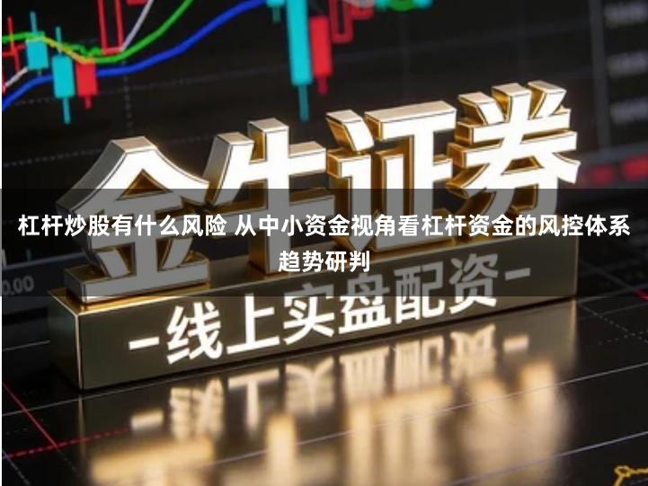 杠杆炒股有什么风险 从中小资金视角看杠杆资金的风控体系趋势研判