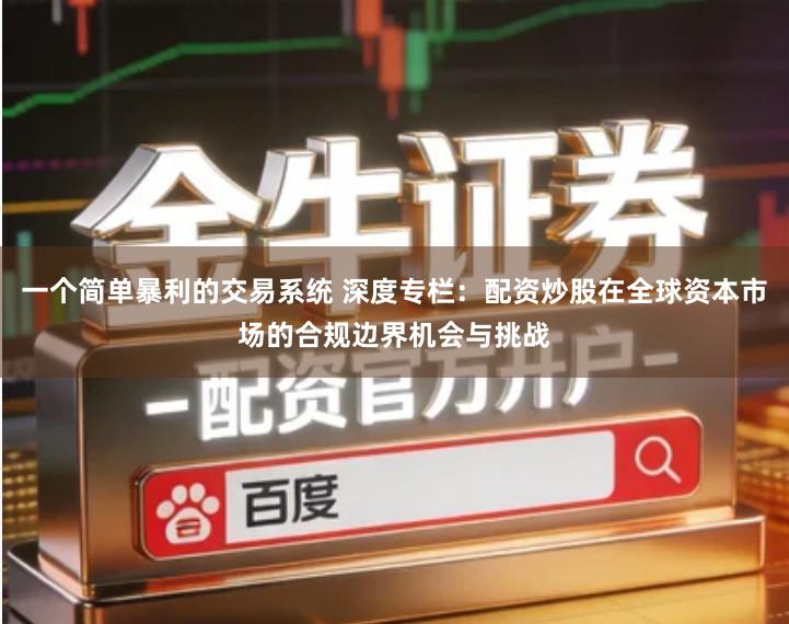 一个简单暴利的交易系统 深度专栏：配资炒股在全球资本市场的合规边界机会与挑战