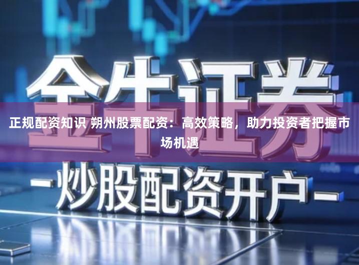 正规配资知识 朔州股票配资：高效策略，助力投资者把握市场机遇
