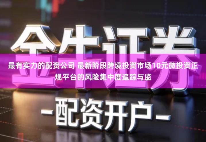 最有实力的配资公司 最新阶段跨境投资市场10元微投资正规平台的风险集中度追踪与监